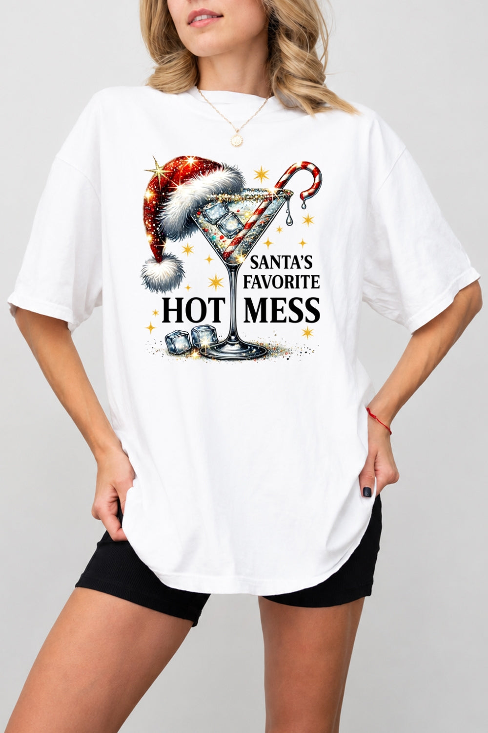 Santa's favorite hot mess tee