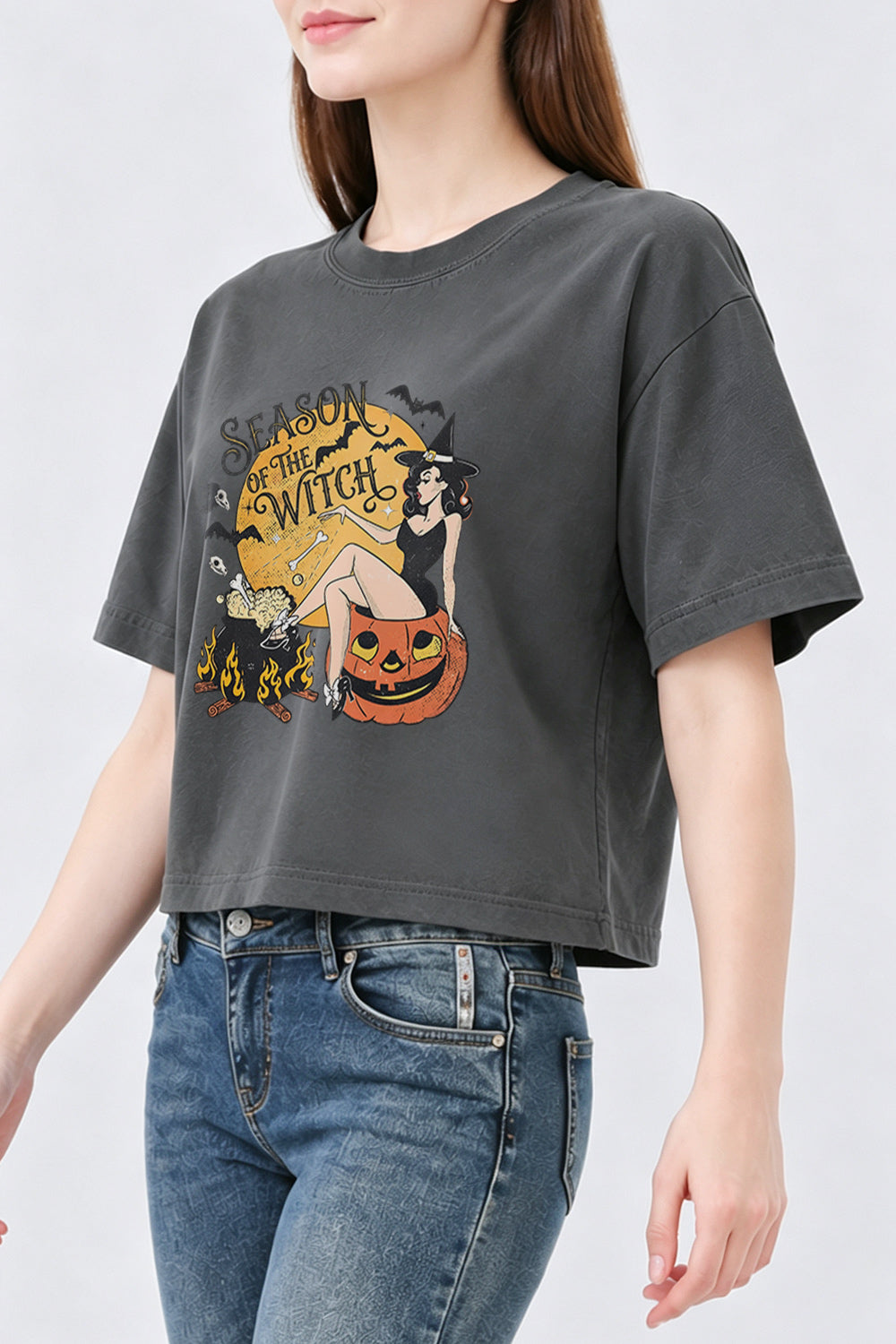 Season of the witch crop top