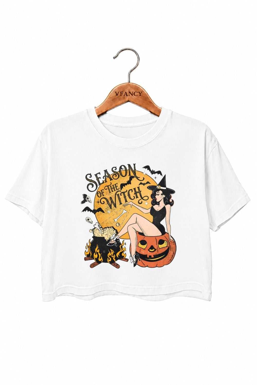 Season of the witch crop top
