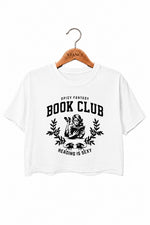 Spicy fantasy book club crop top