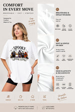 Spooky book club tee