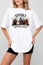 Spooky book club tee