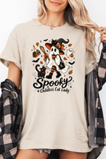 Spooky childless cat lady tee