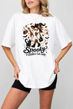 Spooky childless cat lady tee