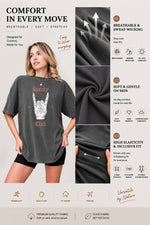 Spooky club rock skeleton tee