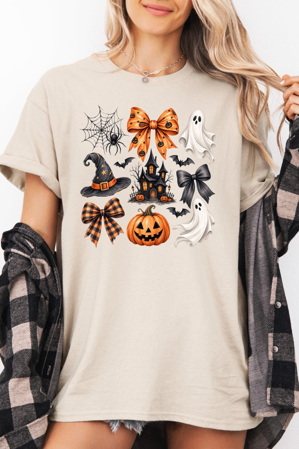 Spooky halloween vibes crop top