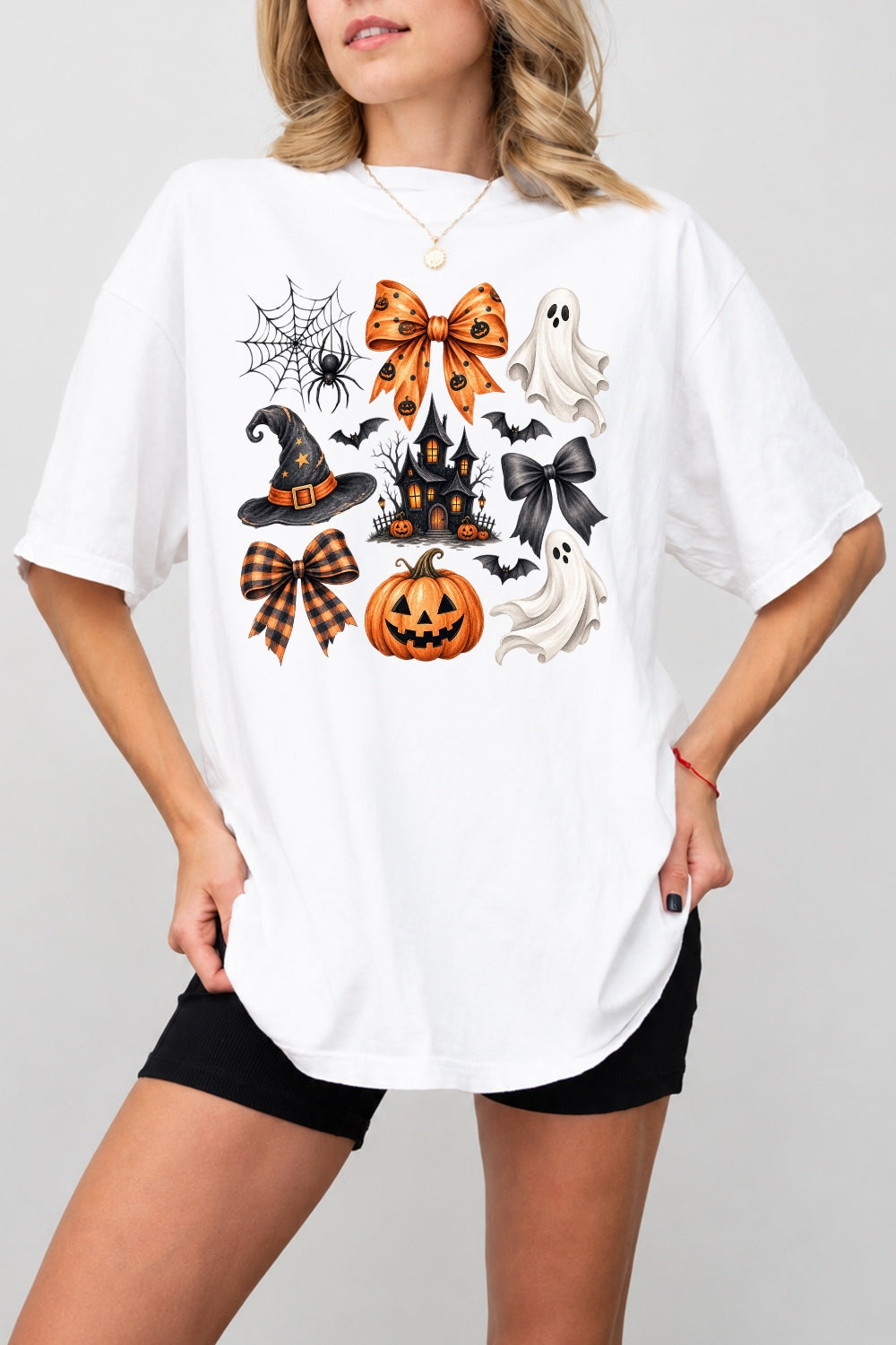 Spooky halloween vibes crop top