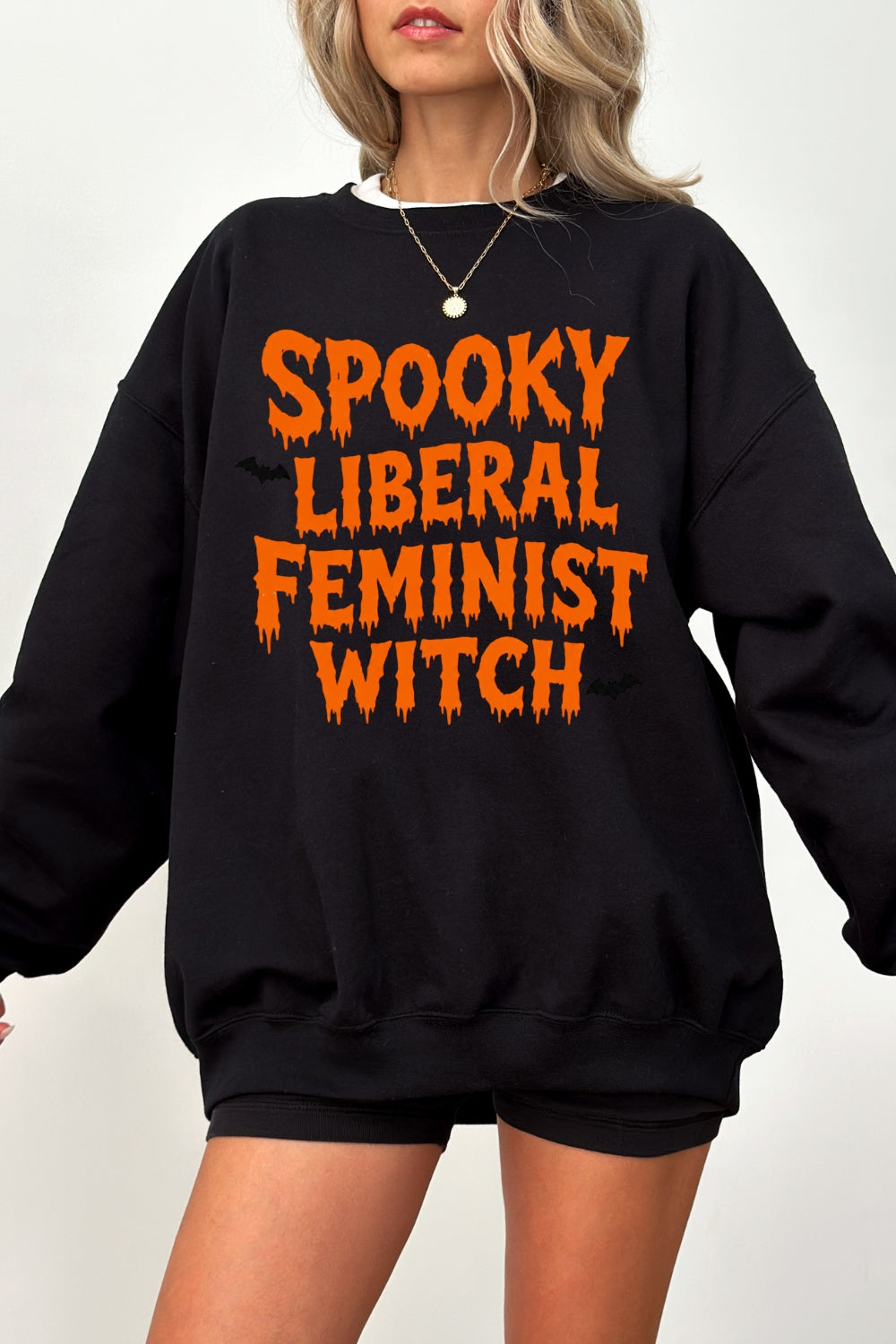 Spooky liberal feminist witch sweatshirt