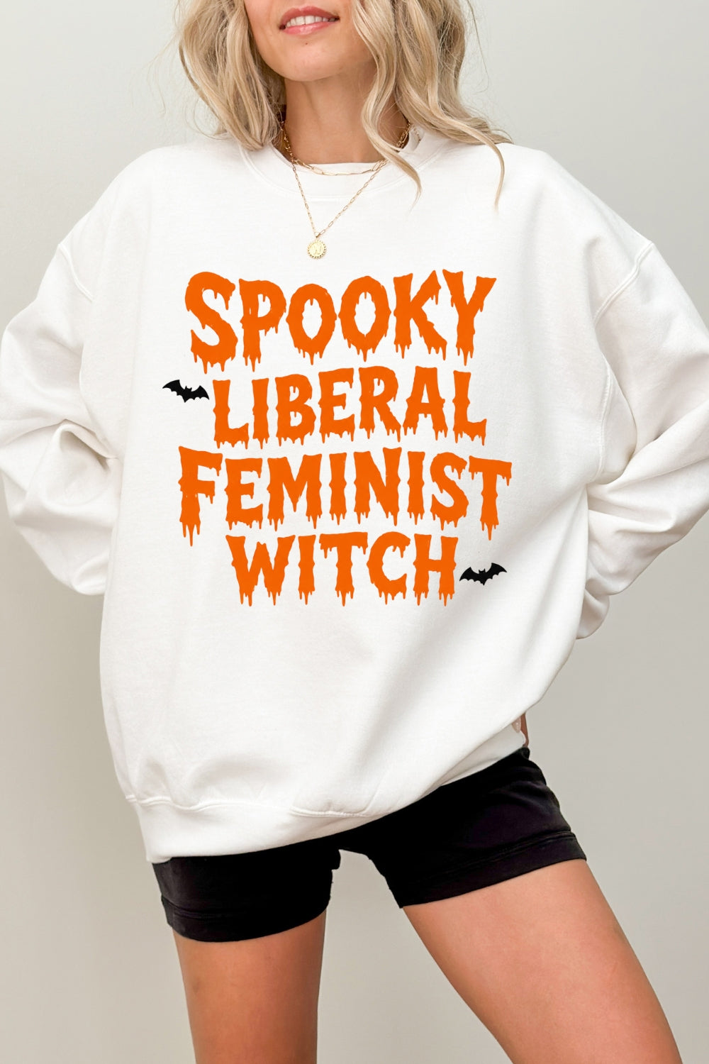 Spooky liberal feminist witch sweatshirt