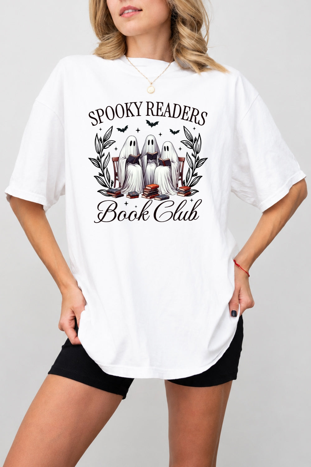 Spooky readers book club tee