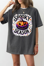 Spooky season pumpkin tee