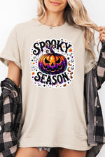 Spooky season pumpkin tee
