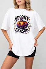 Spooky season pumpkin tee