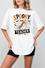 Spooky teacher ghost tee