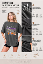 Spooky vibes bats tee