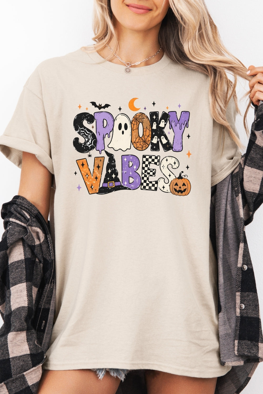 Spooky vibes halloween tee