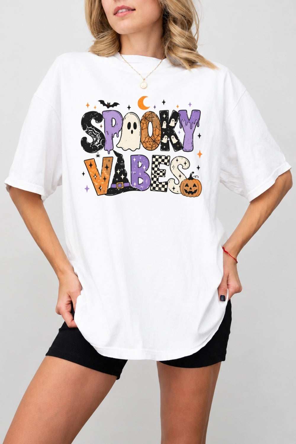 Spooky vibes halloween tee