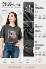 Star stripes and reproductive rights crop top