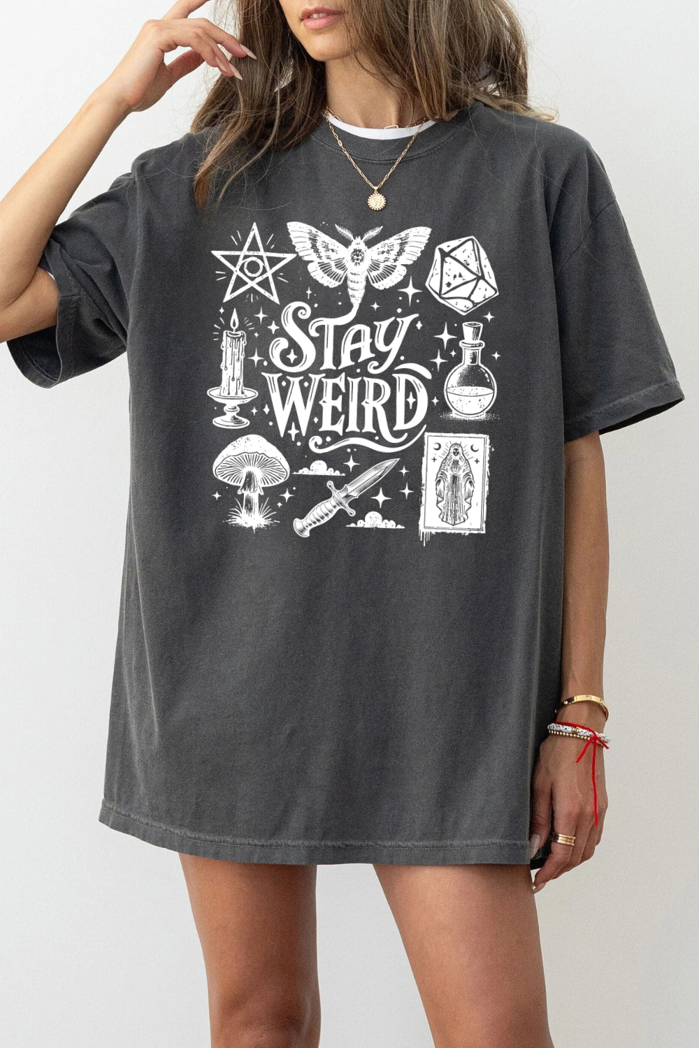 Stay weird witch tee