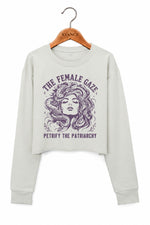 The Female Gaze Medusa Crop Sweatshirt