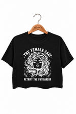 The female gaze medusa crop top