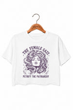 The female gaze medusa crop top