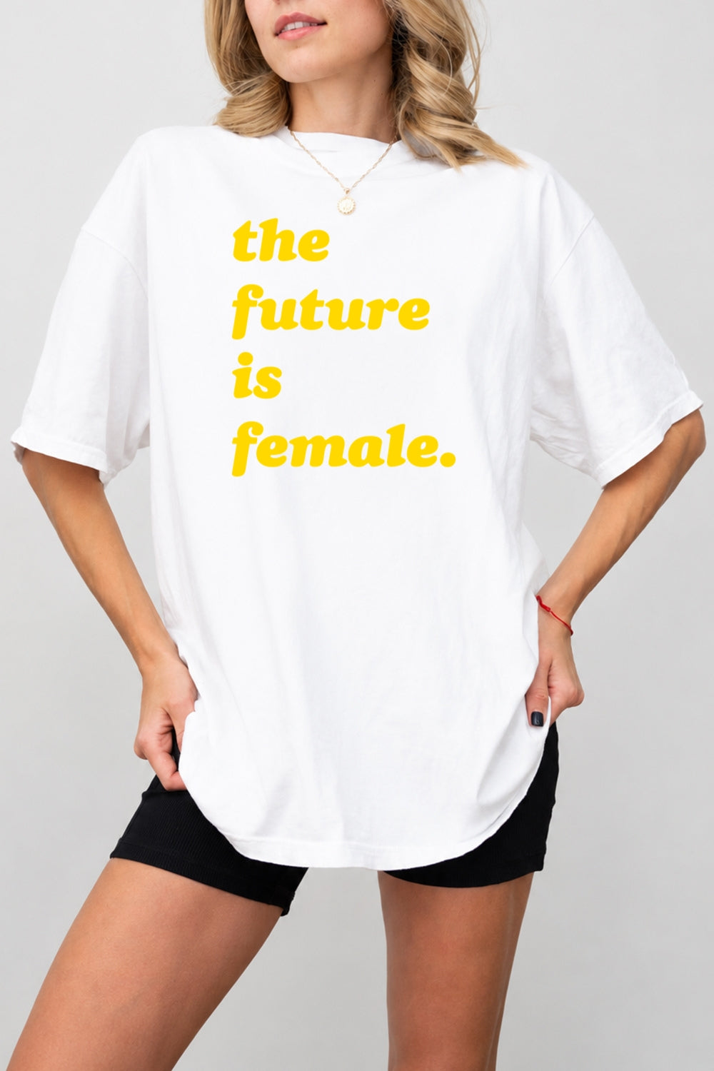 The future is female tee