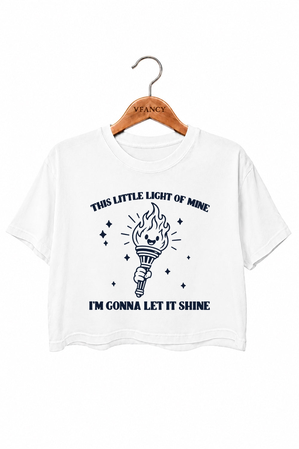 The little light of mine crop top