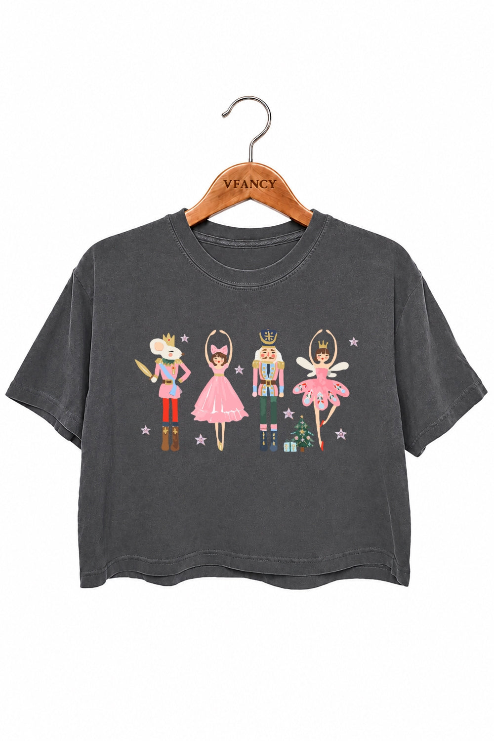 The nutcracker ballet christmas crop top