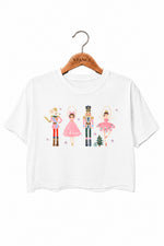 The nutcracker ballet christmas crop top