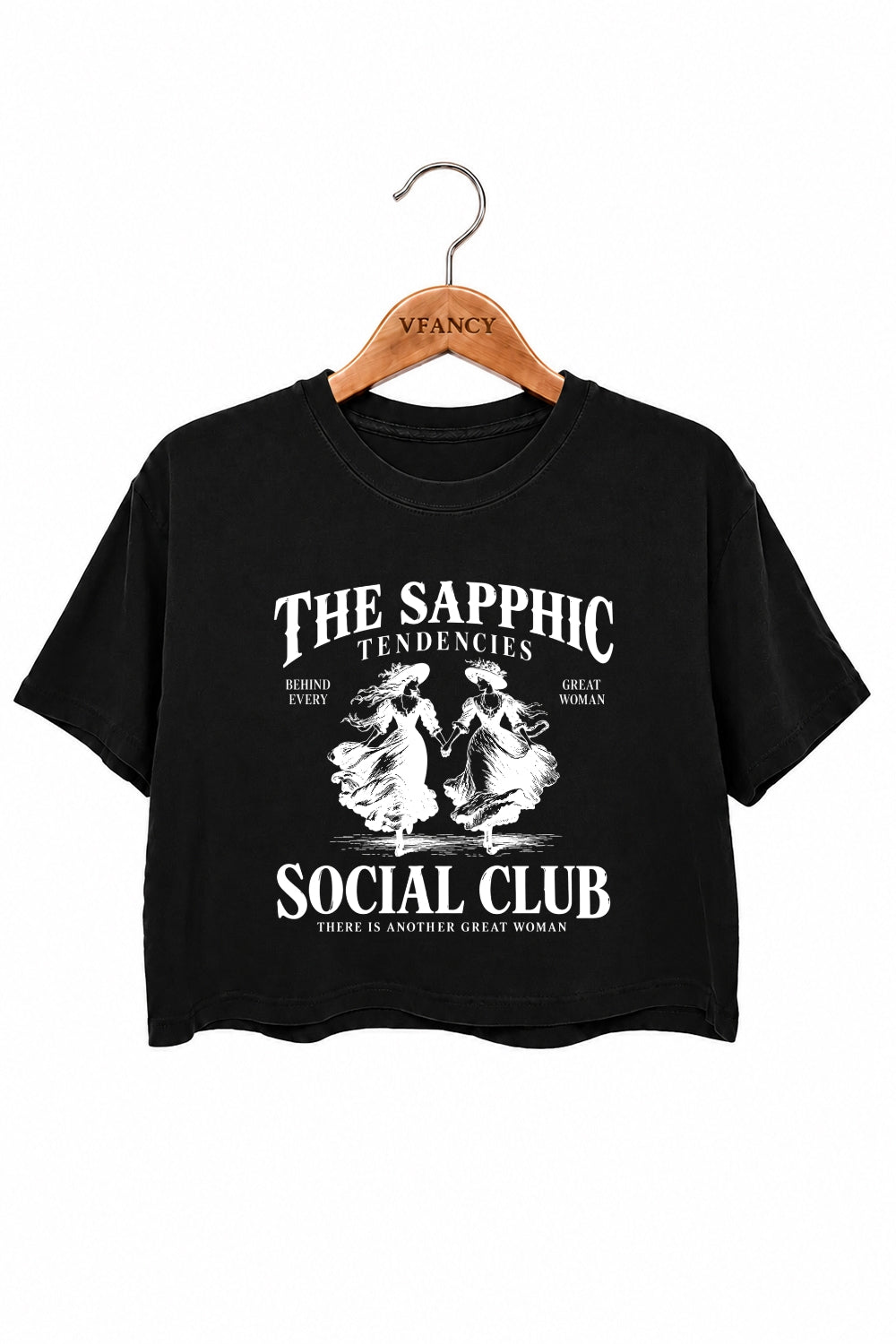 The sapphic club crop top