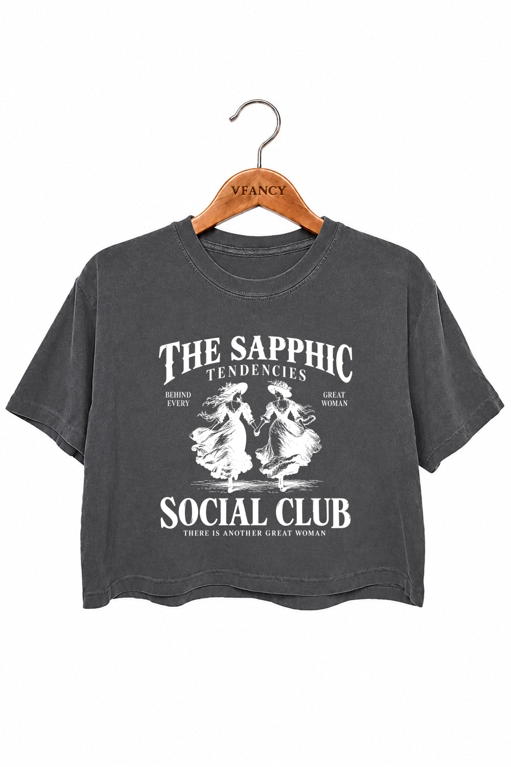 The sapphic club crop top