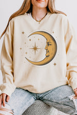 The smiling crescent moon sweatshirt