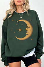 The smiling crescent moon sweatshirt
