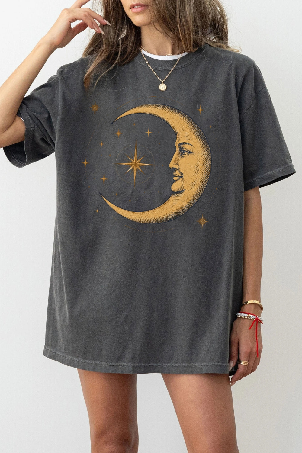 The smiling crescent moon tee