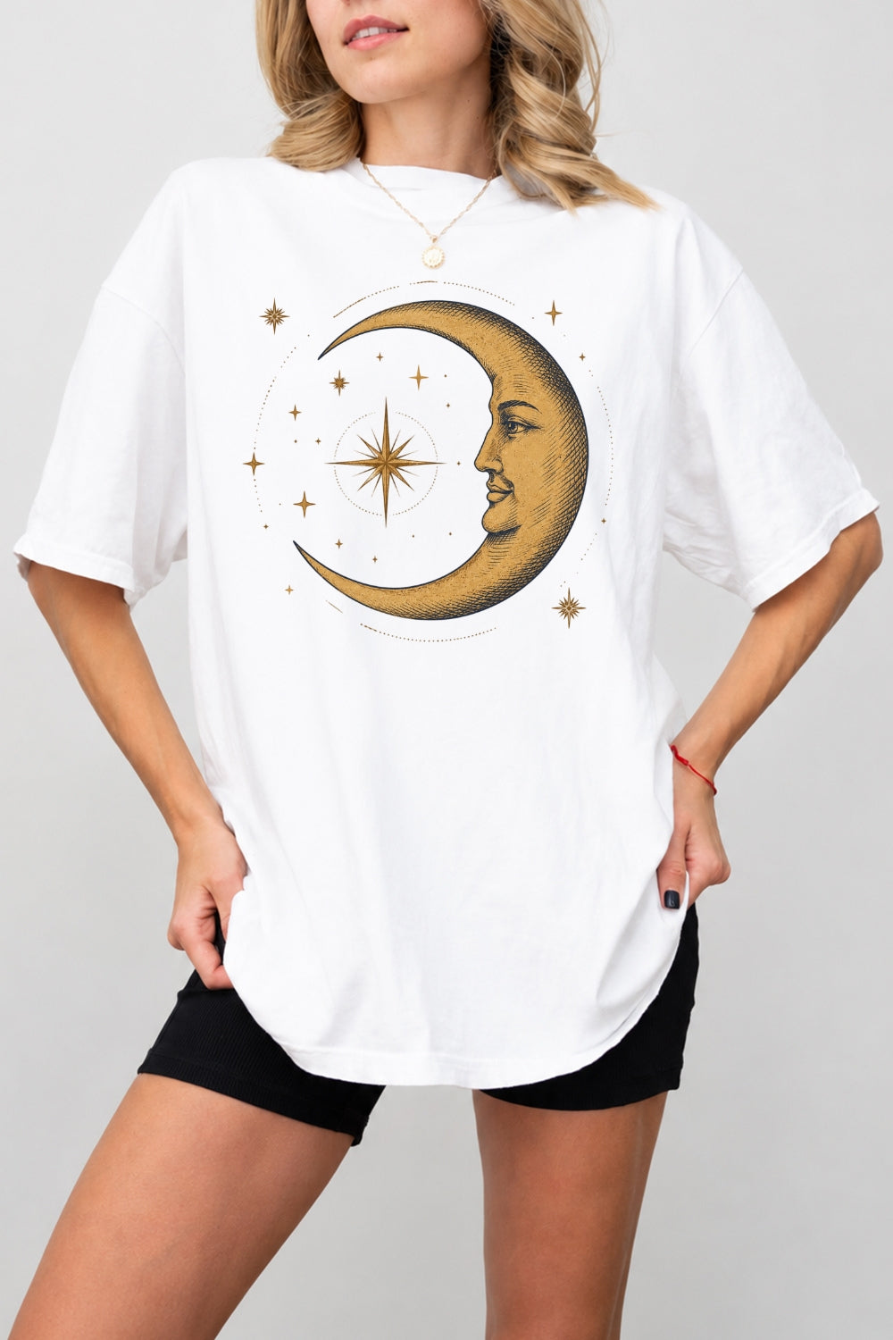 The smiling crescent moon tee