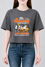 The spooky childless cat ladies crop top