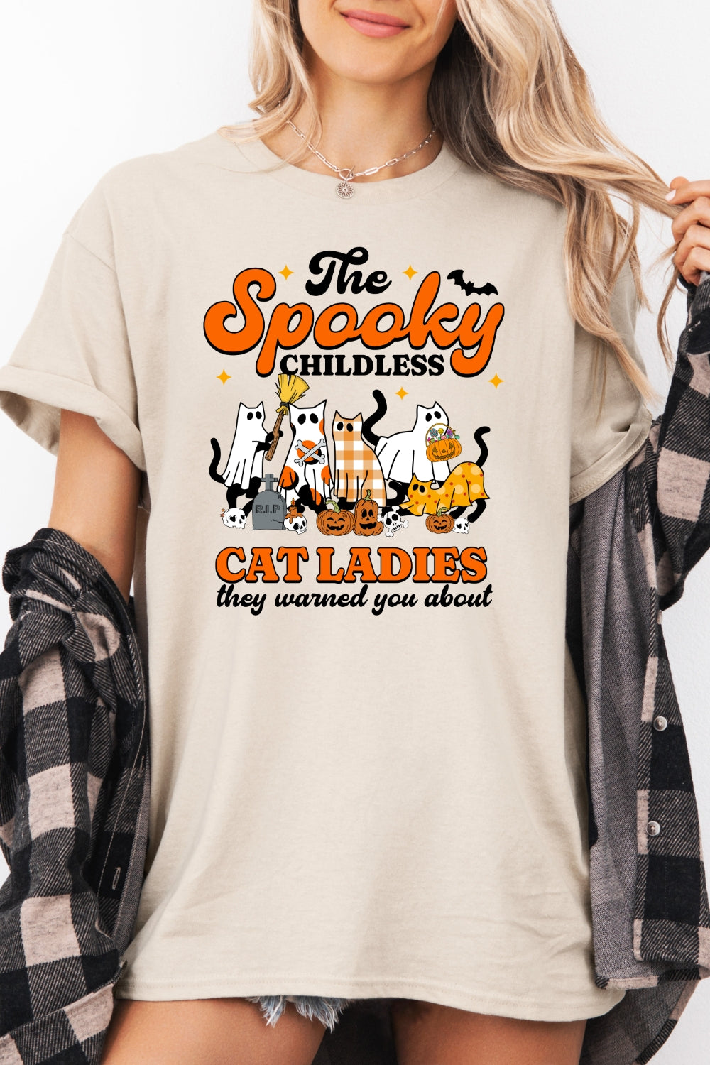 The spooky childless cat ladies tee