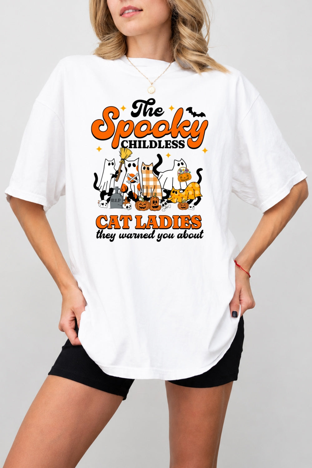 The spooky childless cat ladies tee