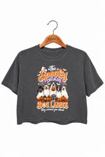 The spooky childless dog ladies crop top