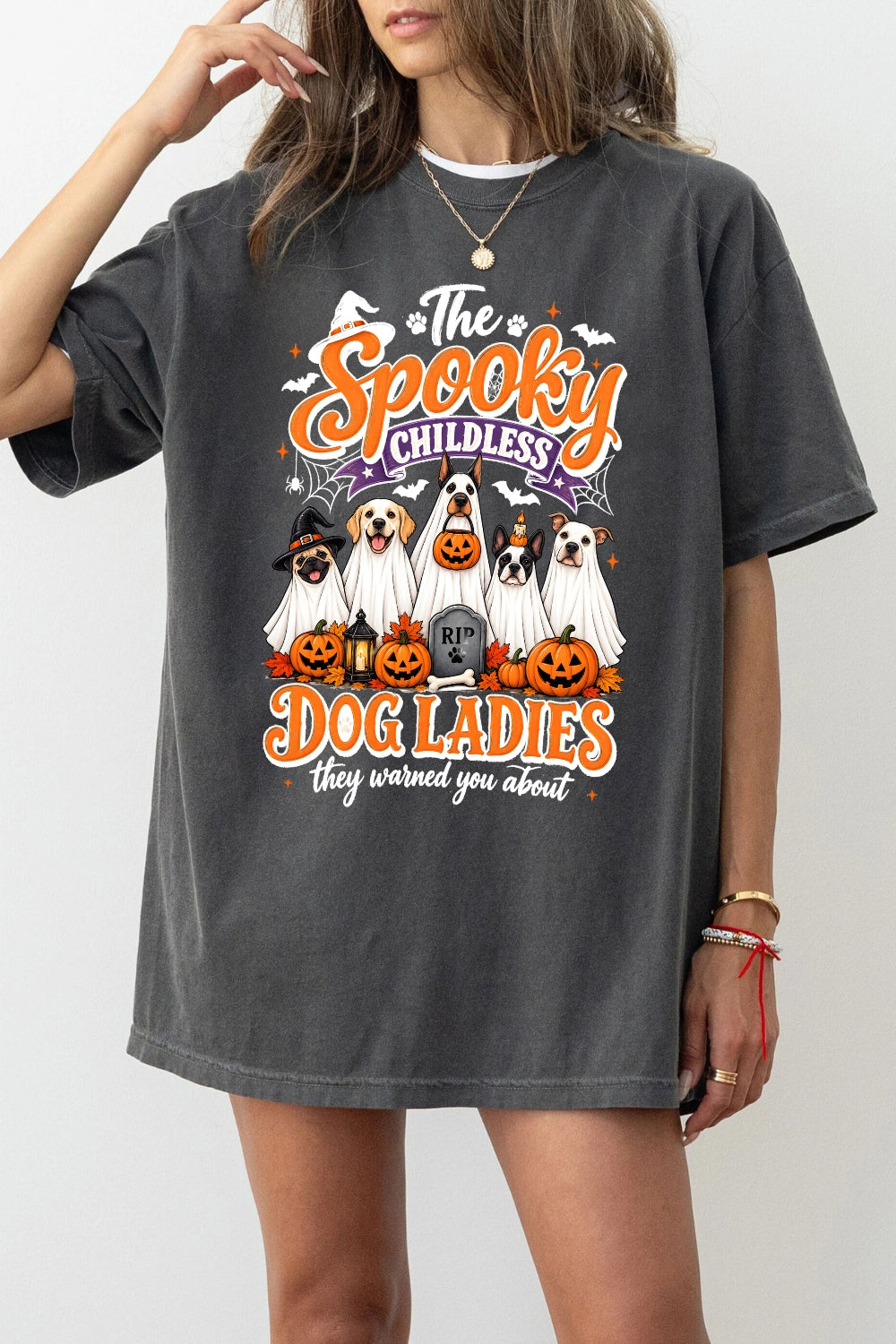 The spooky childless dog ladies tee
