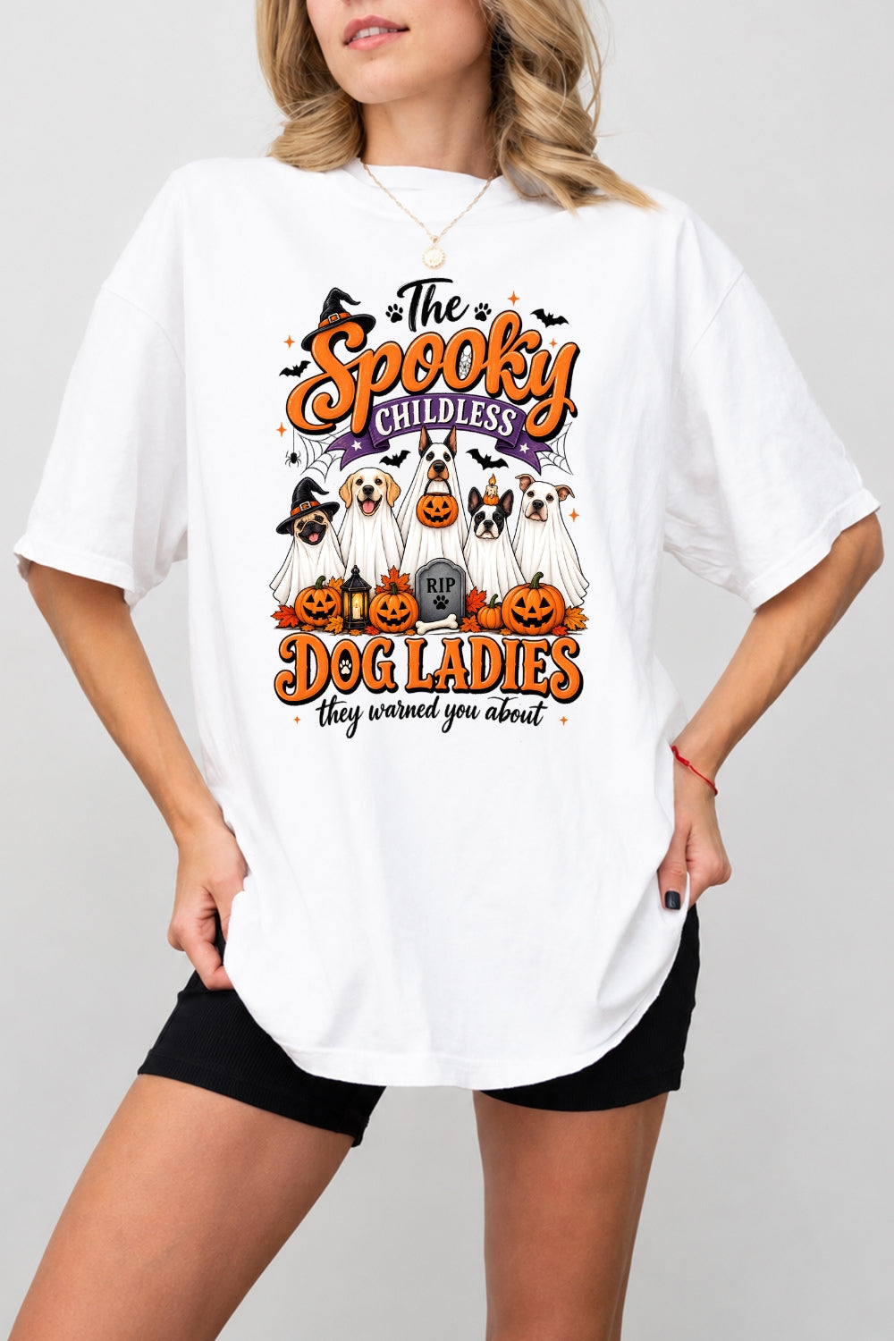 The spooky childless dog ladies tee