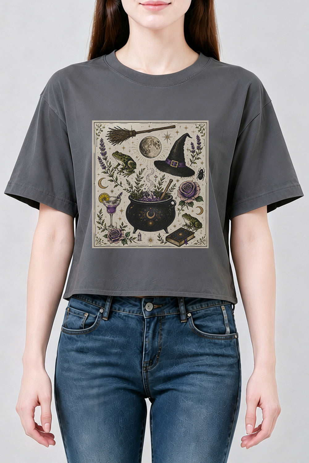 The witch's belongings crop top