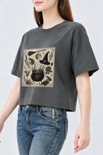 The witch's belongings crop top