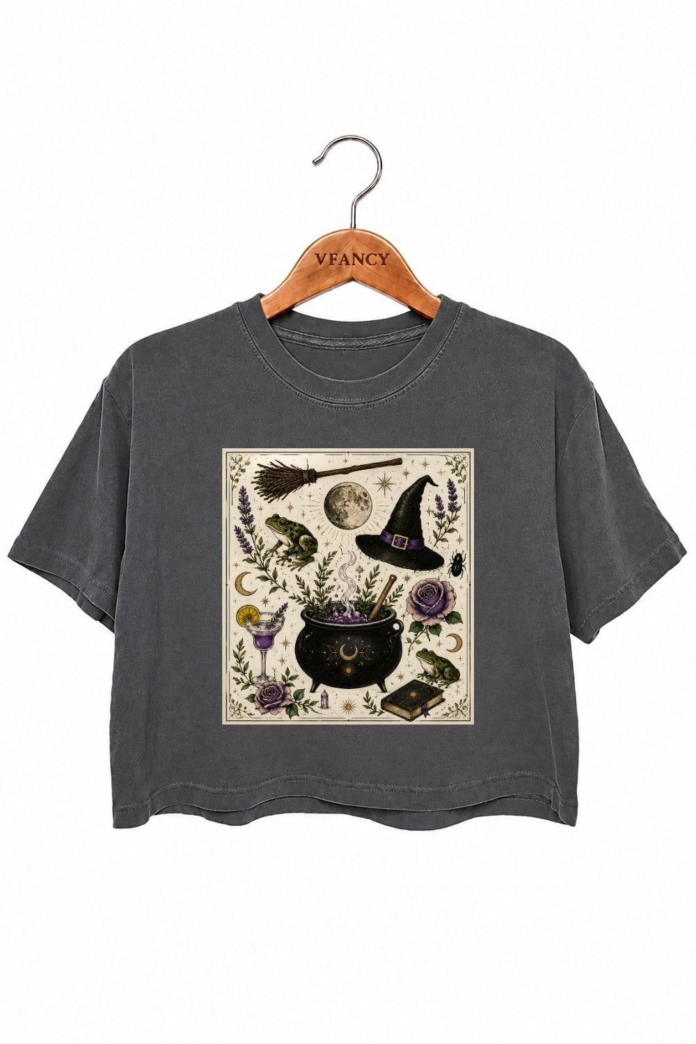 The witch's belongings crop top