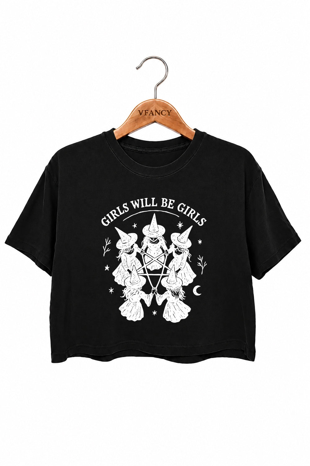 The witches hold hands crop top
