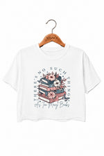 There's no such thing as too many books crop top