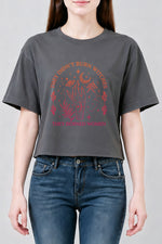 They didn't burn witches moon crop top