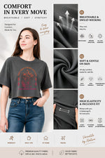 They didn't burn witches moon crop top