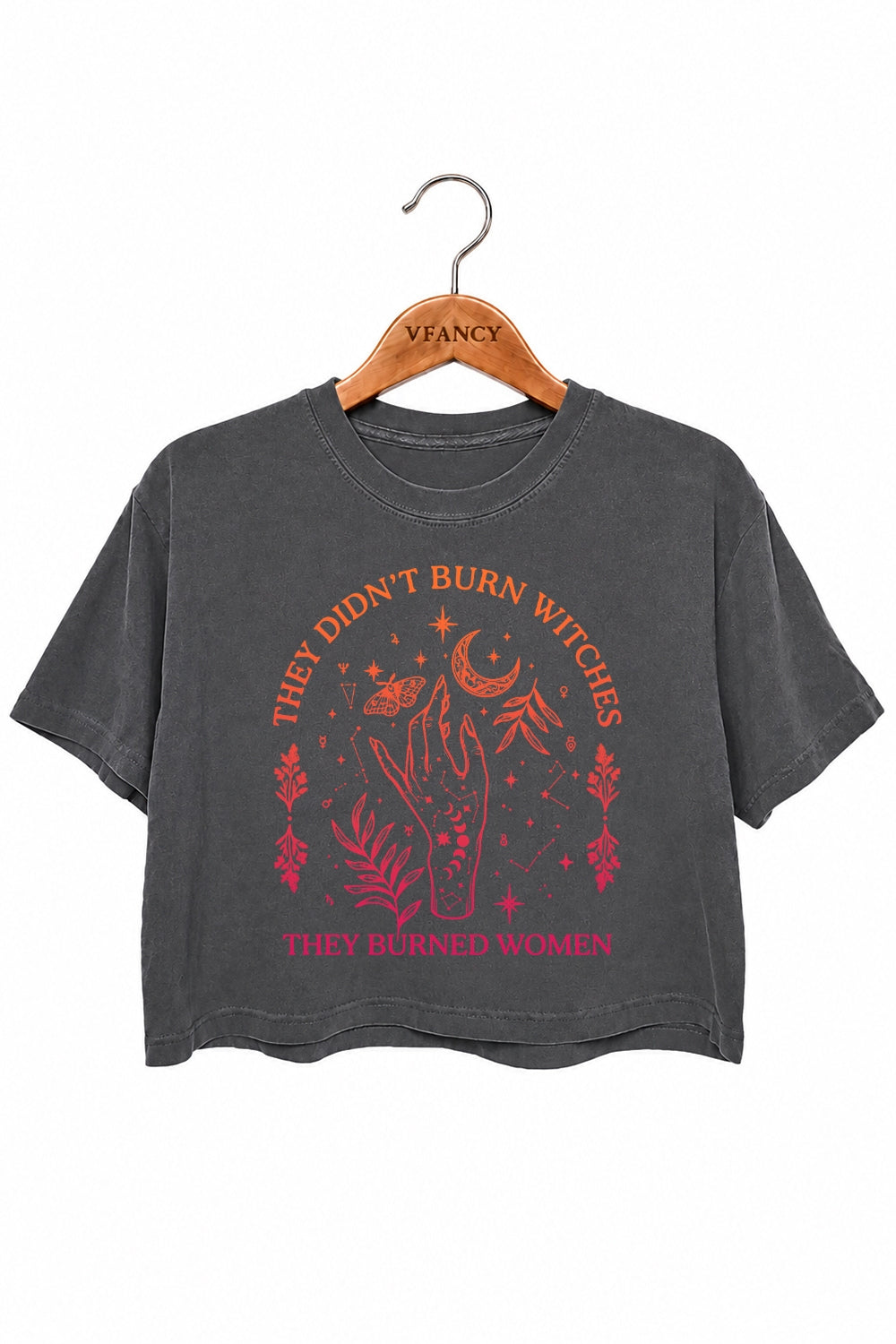 They didn't burn witches moon crop top